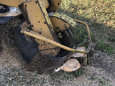 Rodfræsning med maskine