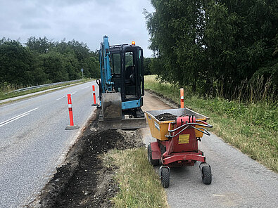 Rendegravning vej Enghavens