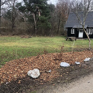 Kloak nedgravet til have Enghavens