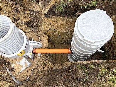 Nedsivningstank løsning