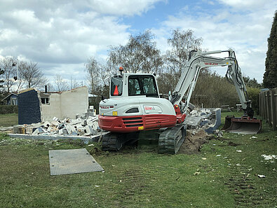 nedrivning med gravko