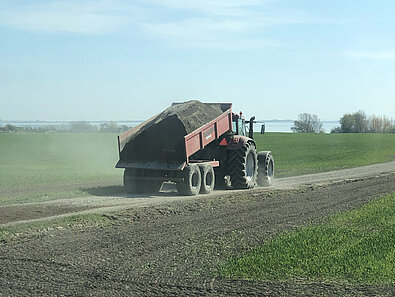 etablering af grusvej 