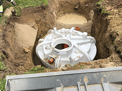 Regnvandstank nedgravet Enghavens